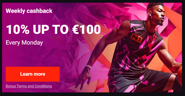 N1bet Weekly Cashback